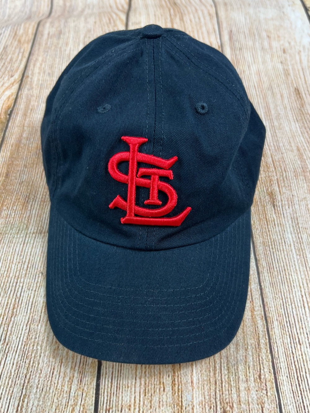 STL St Louis Cardinals Baseball Blue Cooperstown Adjustable Strap Hat